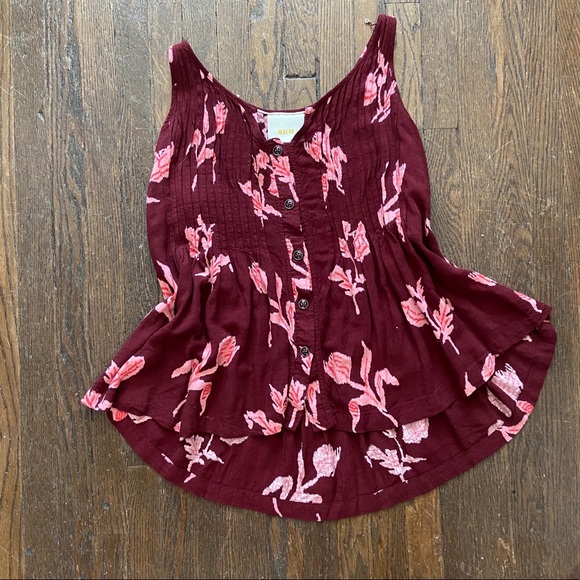 🍹🌺 Anthropologie blouse with batik style print - Picture 2 of 6